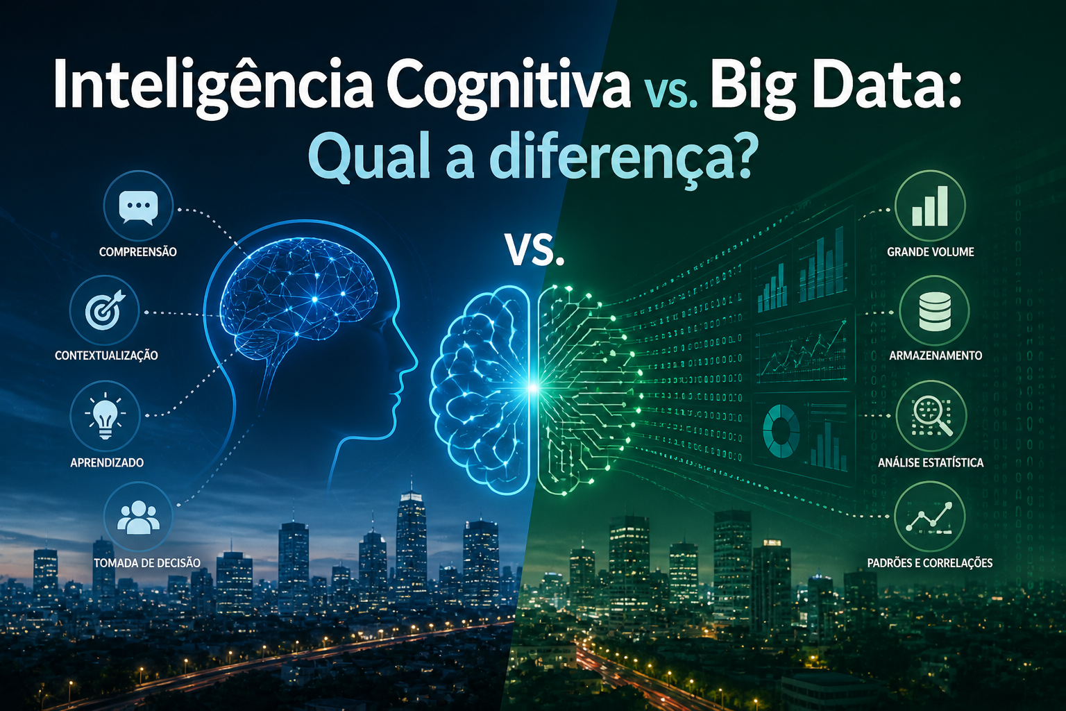 Inteligência Cognitiva vs. Big Data: Qual a diferença?